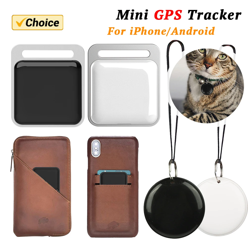 

Wireless Mini GPS Tracker for iPhone/Android Phones Anti-lost Alarm Key Child Bag Wallet Finder APP GPS Record Smart Tag