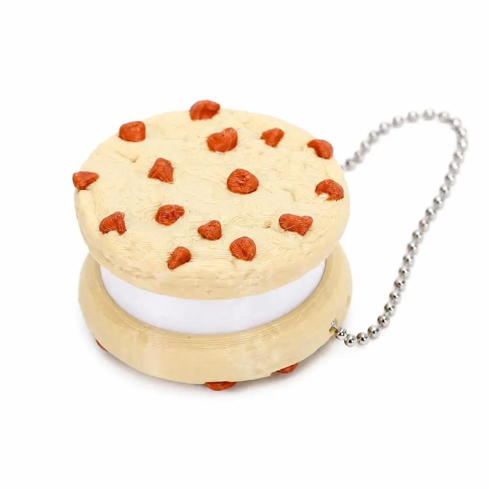 Cheese Chocolate Bread 3D Printed Clicker Plastic Pressable Food Fidget Tactile Feedback Realistic Food Cake Clicker