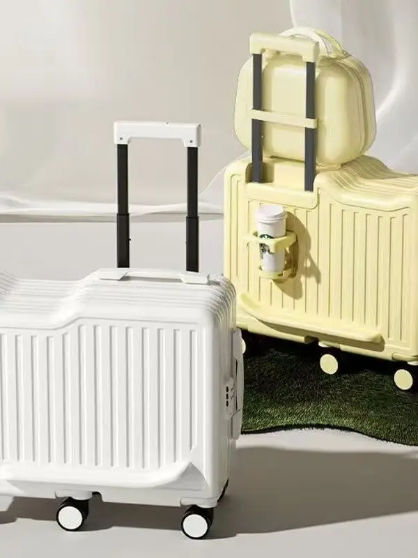 Children's Multi-Functional Luggage Durable Password Box Can Sit And Ride Travel Suitcase Super Large Capacity City Fun Wilde...