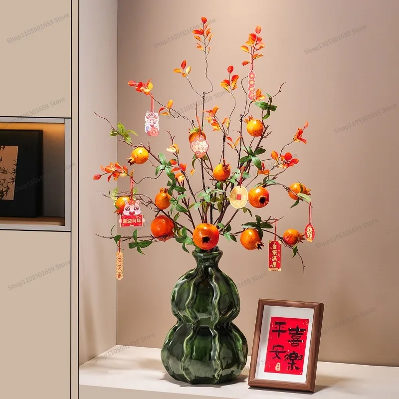 For creative special-shaped vase pomegranate ornament, housewarming Duozi Duofu pomegranate ornament