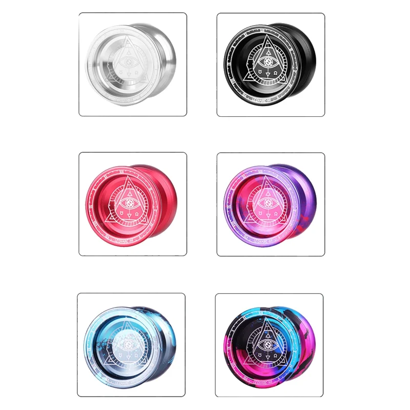 Yoyo-プロの合金yoyo、10ボールベアリング、上級者向け、初心者、5