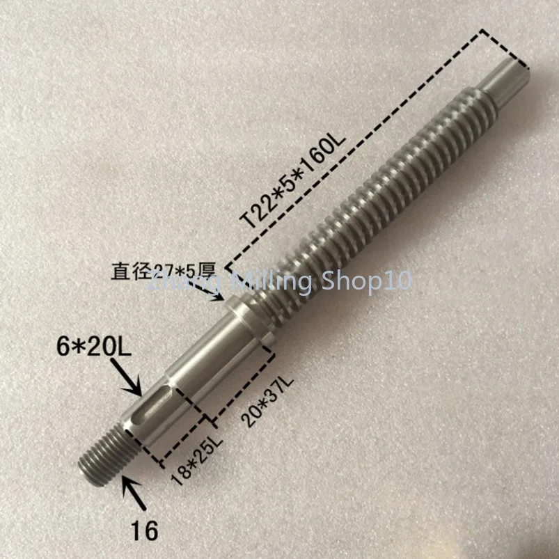 New Lathe Accessories C6132A1 Tailstock Screw Copper Female C6140A1 Screw Copper Nleeve