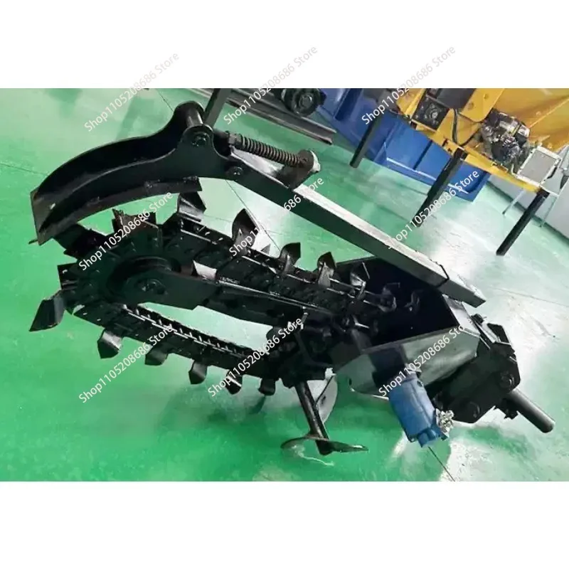 excavator soil rock trencher engineering pipeline cable trencher yam soil road soil trencher