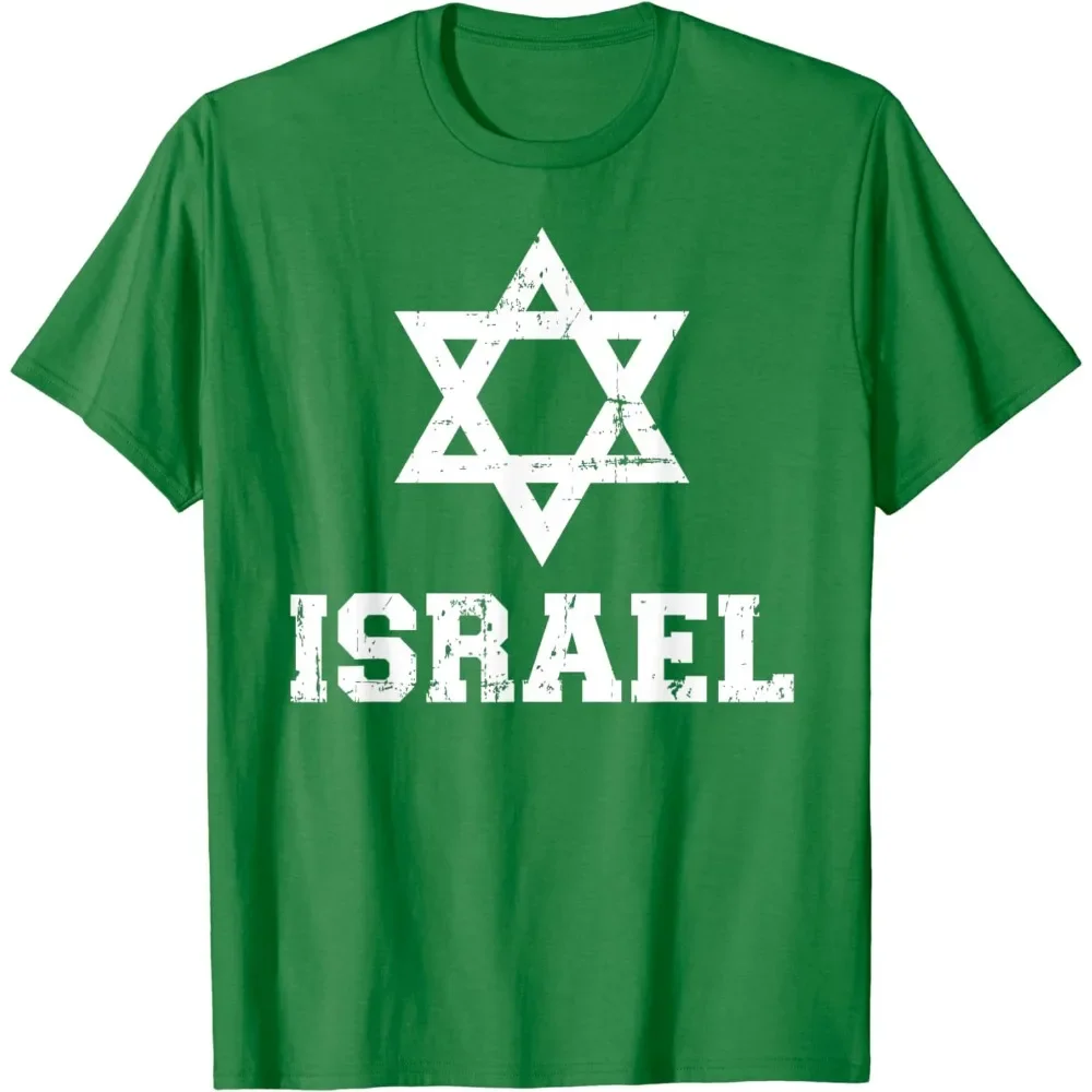 Israël David Ster Militaire Ondersteuning Gift Unisex T-shirt Hoge kwaliteit katoenen T-shirt Ropa Hombre Zomer Mannen Tops Eenvoudige kleding