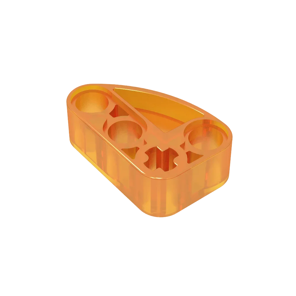 Senbo GDS-2016 Klocki konstrukcyjne Techniczna belka 2 x 3 w kształcie litery L z czwartą elipsą Gruba kompatybilna z lego 71708