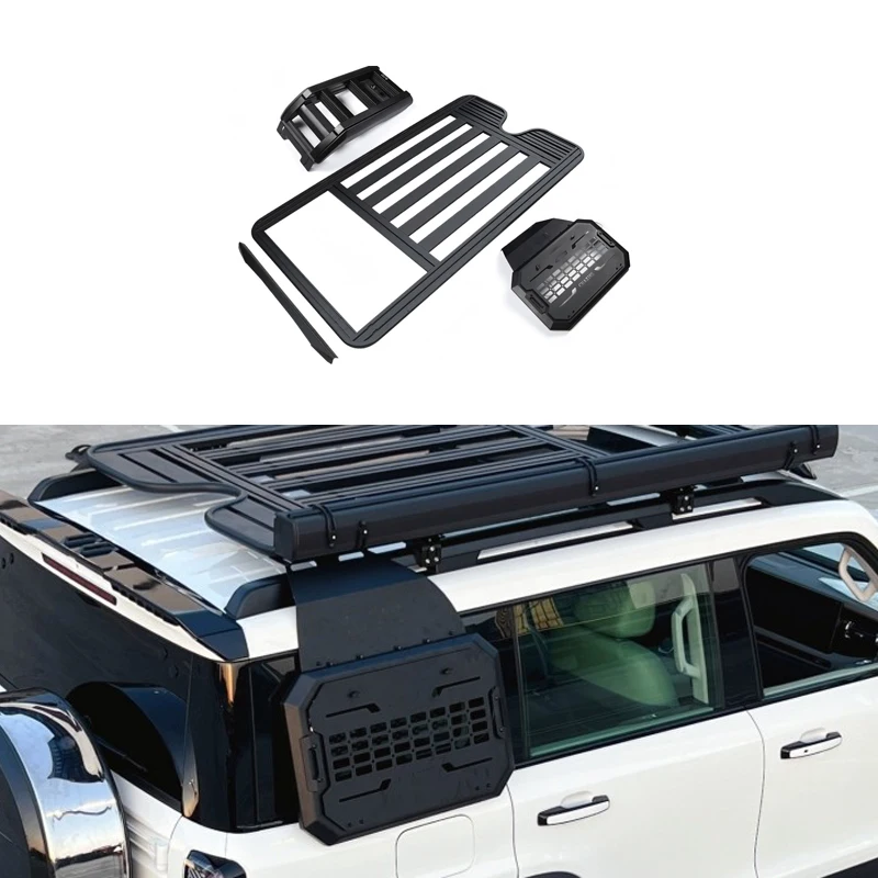 

For Baic Bj30 B30E Dune Car Roof Racks Car Rear Ladder Side Storage Box 4X4 Roof Rack For Baic Bj30 B30E Dune Accessories
