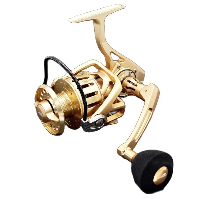 

CAMEKOON GW6000 Saltwater Spinning Reel All Metal 30KG Drag Boat Fishing Surf Coil Offshore 7+1 BB 5.6:1 Deep Sea Big Game Wheel