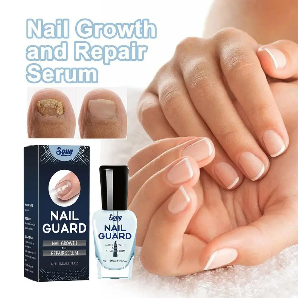 Nail Repairing Liquid Nail Strengthener Nourishing Cream Soft Shining Nail Repair Serum For Home Finger Toe Nail Care