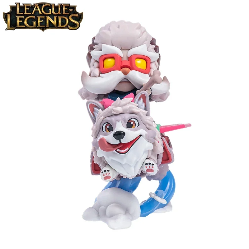 

In Stock Genuine Original League of Legends The Daring Bombardier Corki Action Anime Figure Collectible Model Doll Ornament Gift