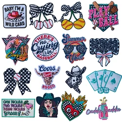 Emblem Clothing Accessories Badge Sticker Embroidered Embroidery Sticker Iron-on Patches