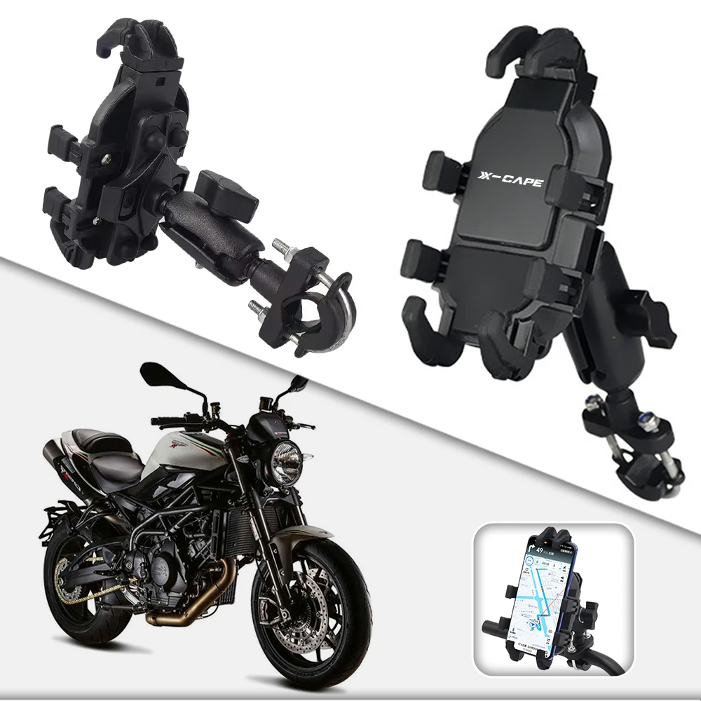 Motorcycle Phone Holder Shock Absorbing Spring Anti-Vibration For Moto Morini X Cape 650 649 XCAPE 650 650 X-CAPE700 1200