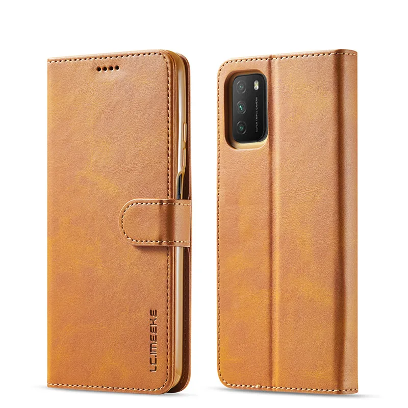 POCO M3 Case Leather Vintage Phone Case For Xiaomi POCO M3 Pro 5G Case Flip 360 Magnetic Wallet Case On Xiaomi POCO M3 Pro Cover