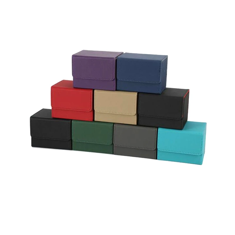 Лучшая коробка для карт с боковой загрузкой, чехол для колоды карт для держателя переплета карт Mtg Yugioh 100+