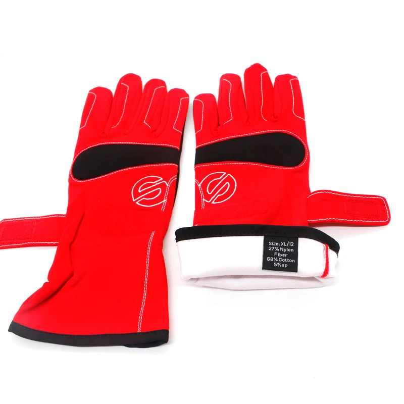 1 paio di guanti da karting auto nuovi, traspiranti, da moto, da corsa, in silicone antiscivolo, da uomo, per estate e inverno