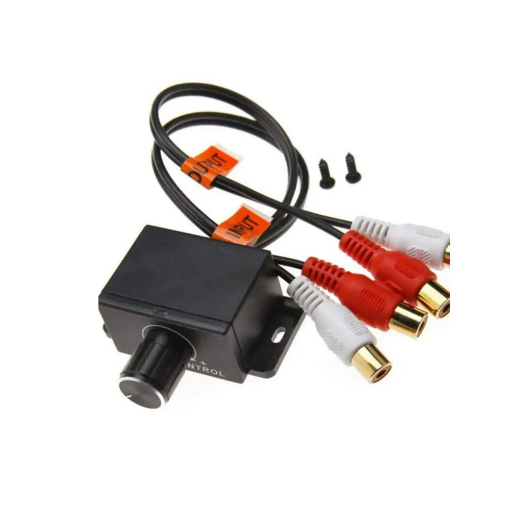 Durable Car Speaker Amplifier Bass RCA Level Remote Volume Control Knob LC-1 Universal Amplifier Volume Regulator