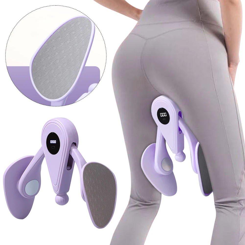 Entrenador de cadera Digital, entrenador de piernas, fuerza muscular del suelo pélvico, ejercitador de piernas ajustable, equipo de Fitness para gimnasio interno del muslo
