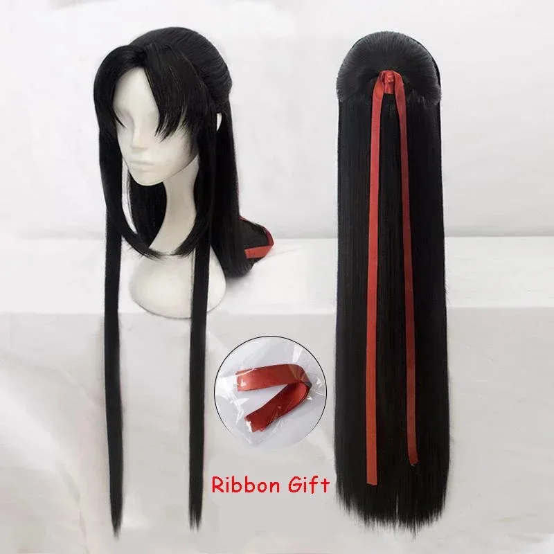 AA wat Anime Mo Dao Zu Shi gran maestro del cultivo demoníaco Wei Wuxian Lan Wangji Cosplay peluca para fiesta de Halloween 2025 nuevo