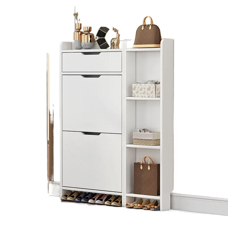 خزانة أحذية رفيعة للغاية مقاس 13 سم، شقة صغيرة ضيقة جدًا مع درج