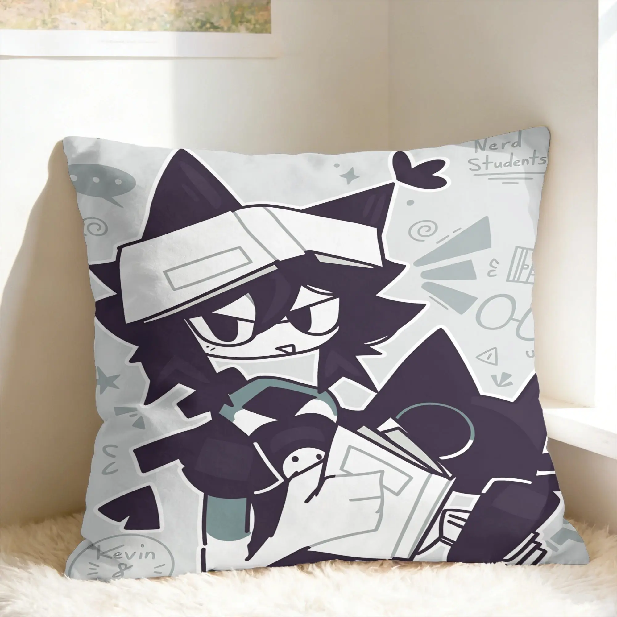 FPE F-Fundamental P-Paper E-Education Pillow Cover  Comfy Cushion Cover Cute Funny Pillow Case For Living Room Chair