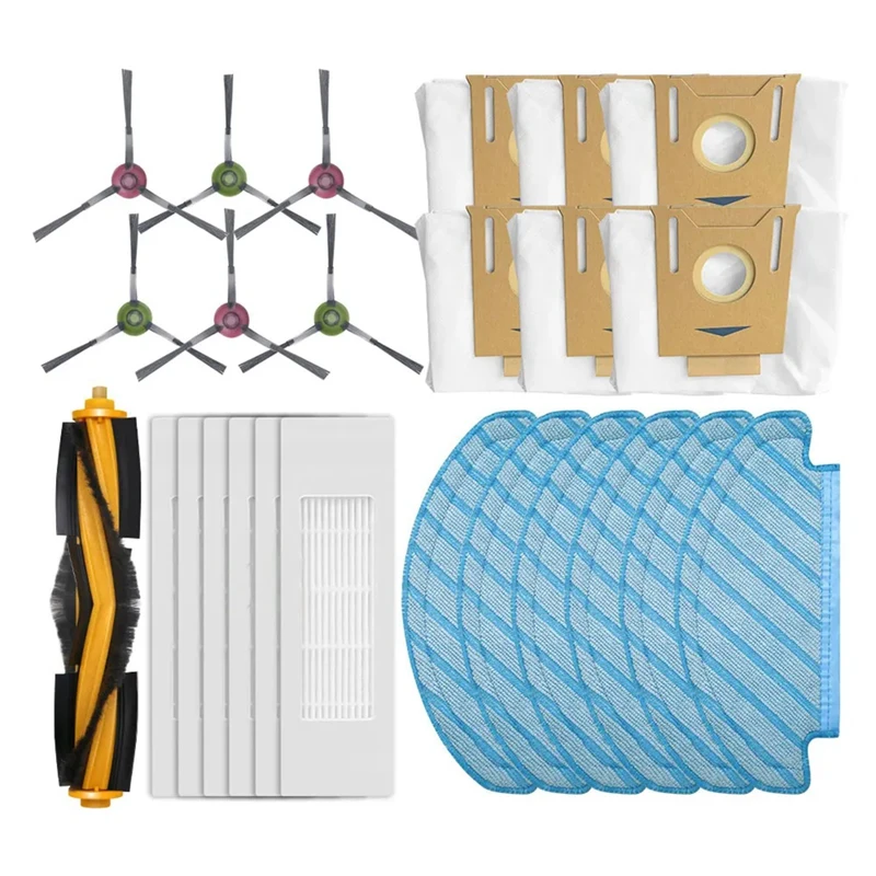 X17A 2025 НОВИНКА-для Ecovacs Deebot N10/N10 Plus Основная боковая щетка Hepa-фильтр Швабра Мешок для пыли Робот-пылесос Аксессуары
