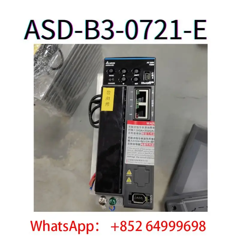 

second-hand ASD-B3-0721-E Delta servo driver 750W tested ok