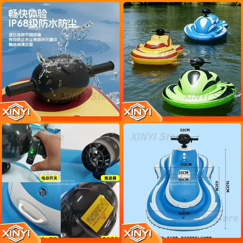 Childrens Electric Motorboat Water Rafting Toys Outdoor Water Play Electric Kids Boat AA Battery Powered