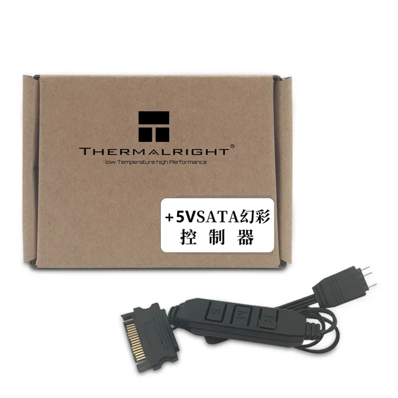 Thermalright DIY PC Case RGB Fan Controller Fan Hub SATA Connector 5V 3PIN/12V 4PIN Support C12S/C12L/RS12/R12