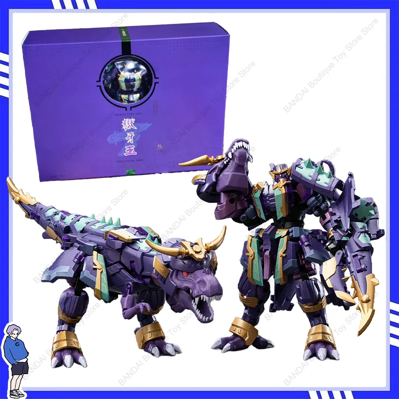 

New Transforming Toys Iron Factory IF EX-77 Tyrannosaurus Rex Samurai Edition Action Figure Model Statue Collection Toy Gift