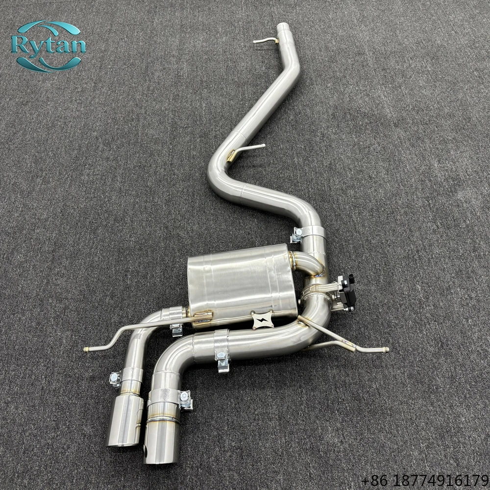 

Performance Valvetronic Exhaust Pipe Valved 304 Stainless Steel Exhaust System Catback for 2015 1.8T