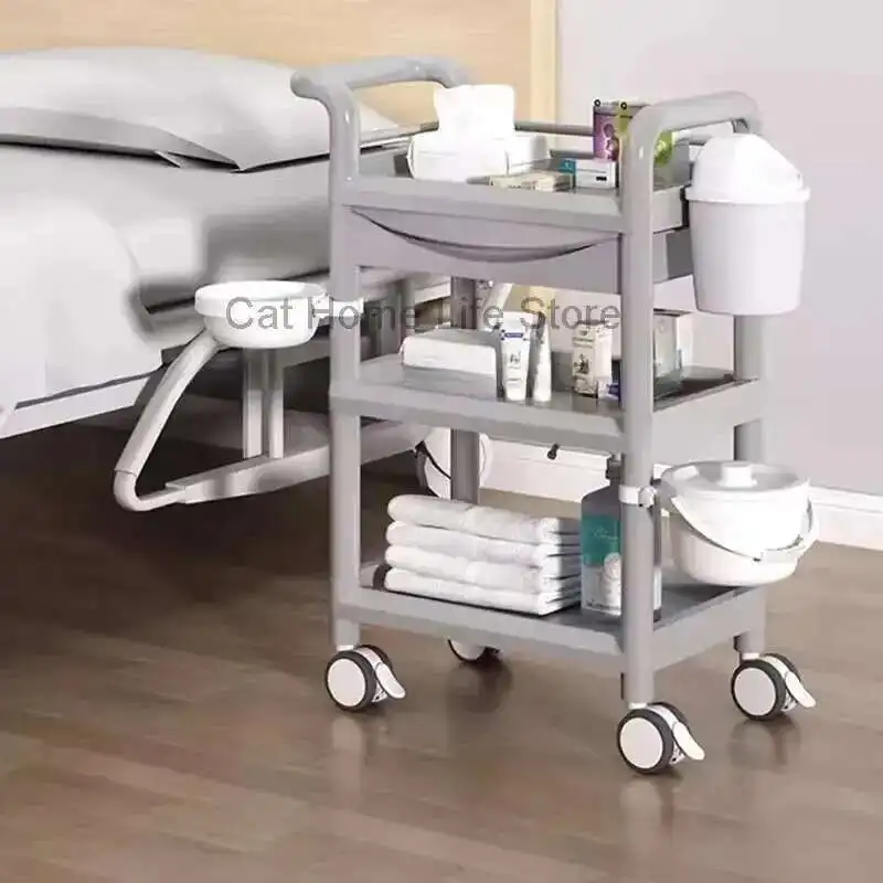 

Salon Styling Station Tattoo Trolley Wheels Spa Beauty Equipment Furniture Hair Organizers Trolleys Clinic Auxiliary Lashista
