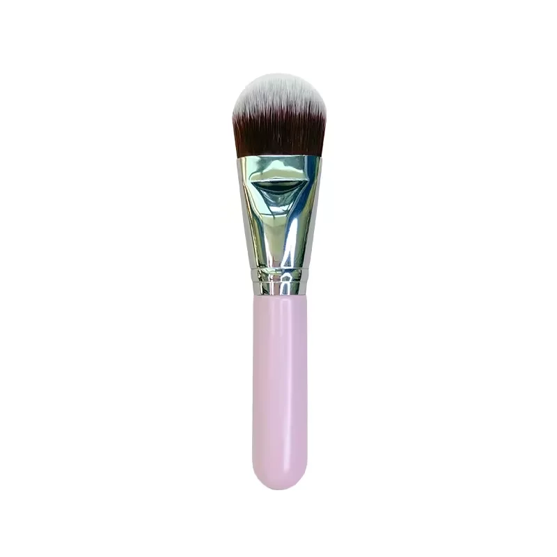Mini cepillo corrector, cepillo para máscara, cepillo ultrafino de cabeza plana para base, corrector sin costuras, cepillo para máscara, herramienta de belleza