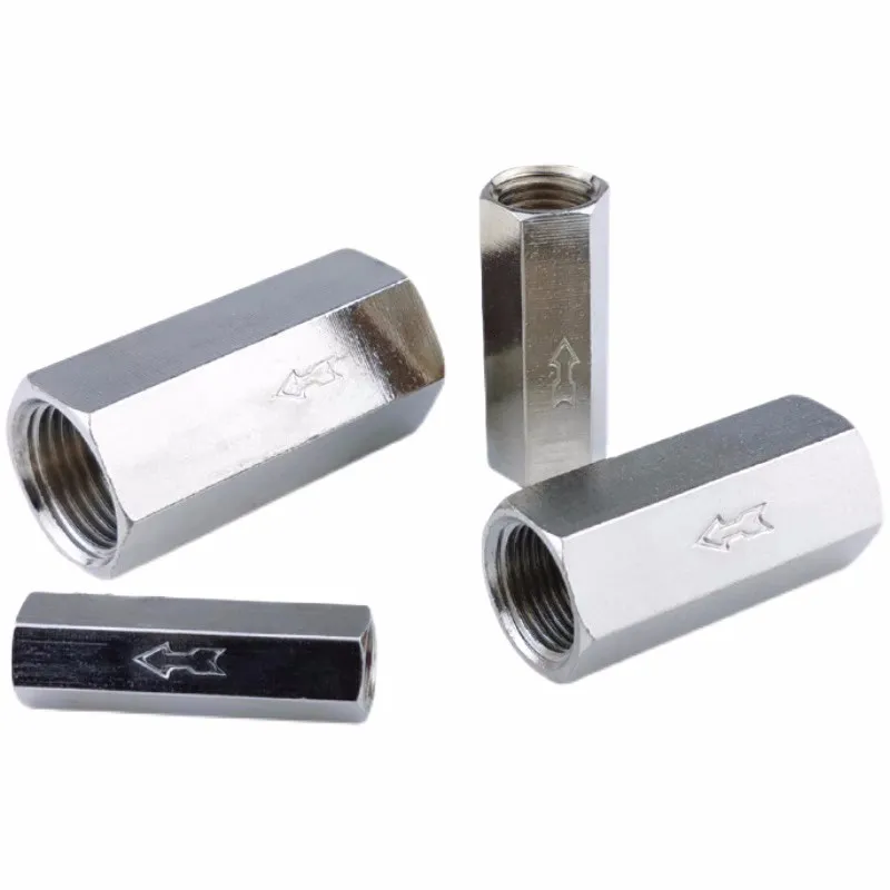 

Air Check Valve 6mm 8mm 10mm 1/4 OD Hose One Way Valve Air Gas Single Way Brass Valve Air Compressor Pipe Fitting Adapter