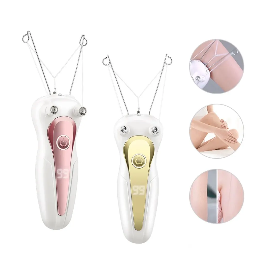 Épilateur électrique en fil de coton pour femmes, rasoir pour jambes et bras, beauté du cou, épilateur aste