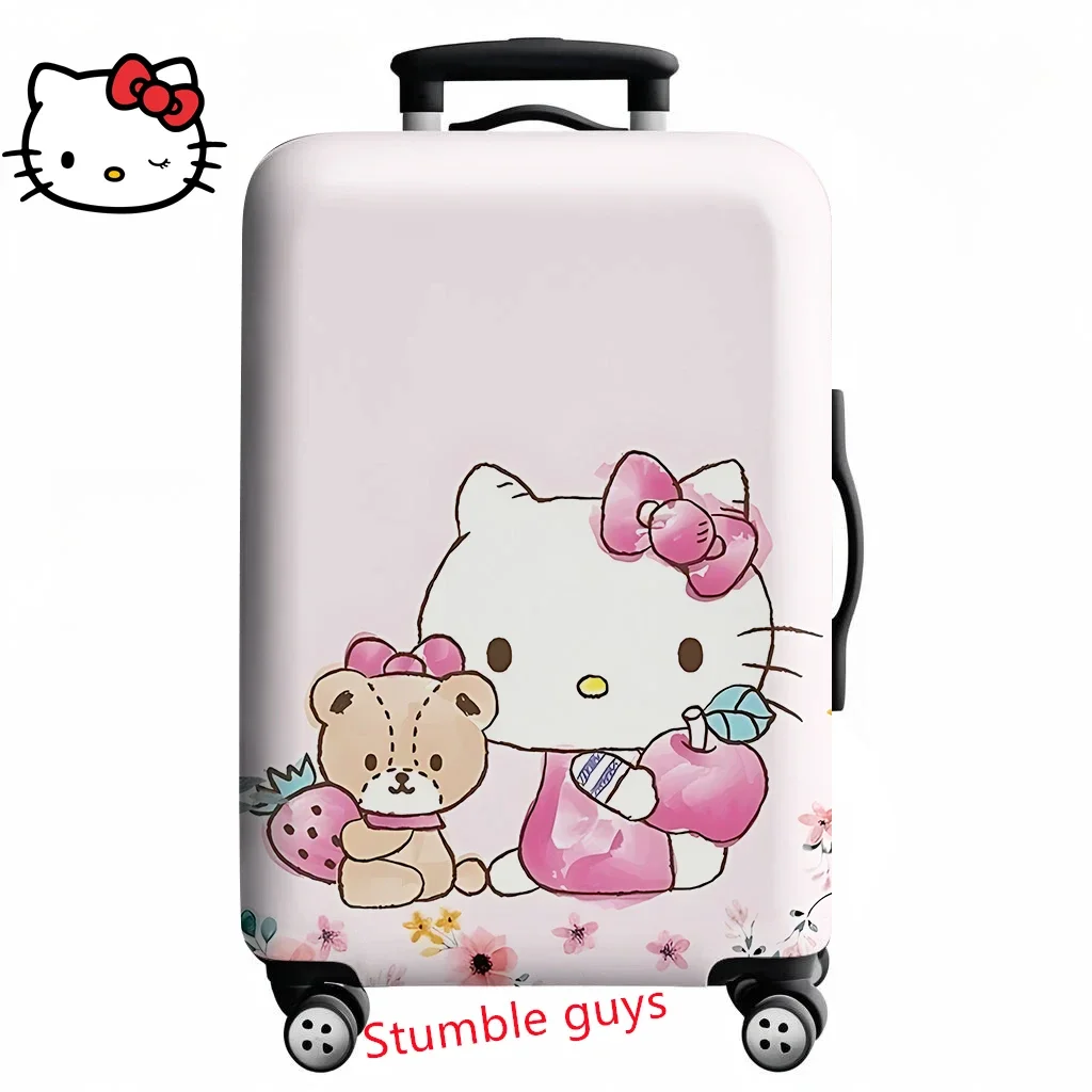 غطاء الأمتعة Demon Hunters Kpop يناسب حقائب السفر مقاس 18-32 بوصة بطباعة الرسوم المتحركة