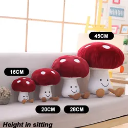 16-20cm Creative Cute Small Mushroom Plush Toys Stuffed Vegetables Mushroom Soft Plush Doll Toy Kids Child Baby Toys Kawaii Gift