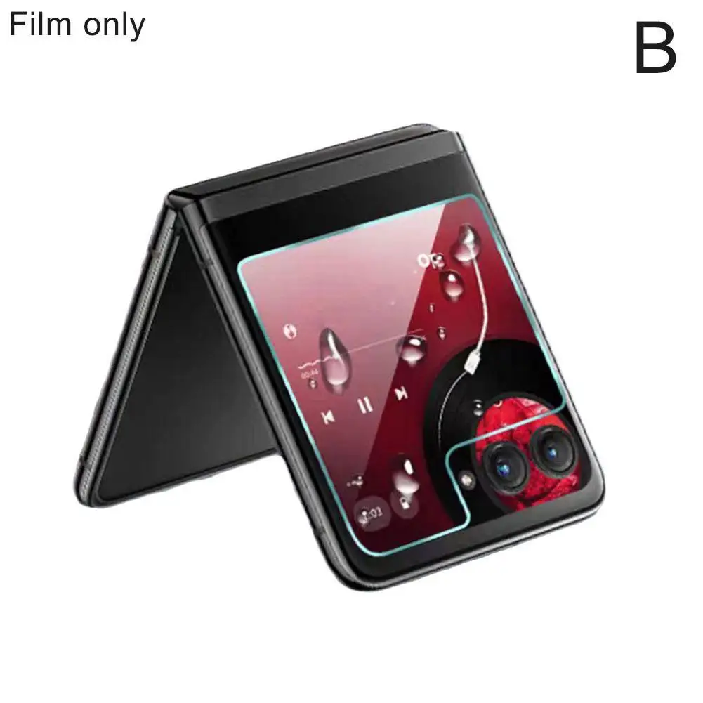 Screen Protective Film For Razr 40 Ultra Lens Film Transparent Soft Sticker All-round Screen Film D5c9