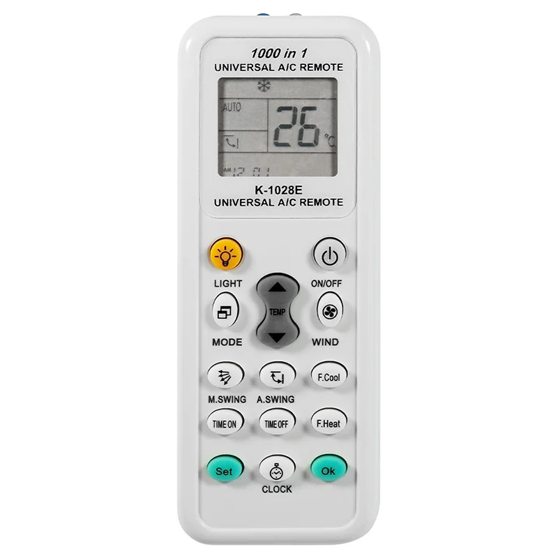 Universal K-1028E Remote Control Air Conditioner LCD Remote Control For Panasonic Sharp Samsung Fujitsu Haier Gree Haier Helton