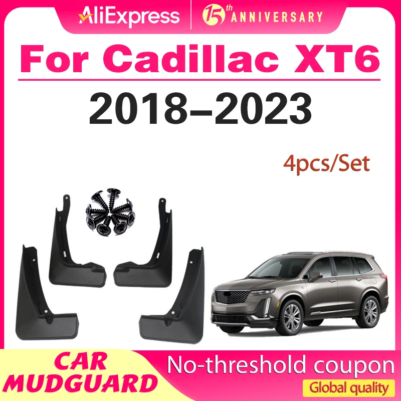 

For Cadillac XT6 2018 2019 2020 2021 2022 2023 Fender Mudguard Mud Flaps Guard Splash Flap Mudguards Car Accessories