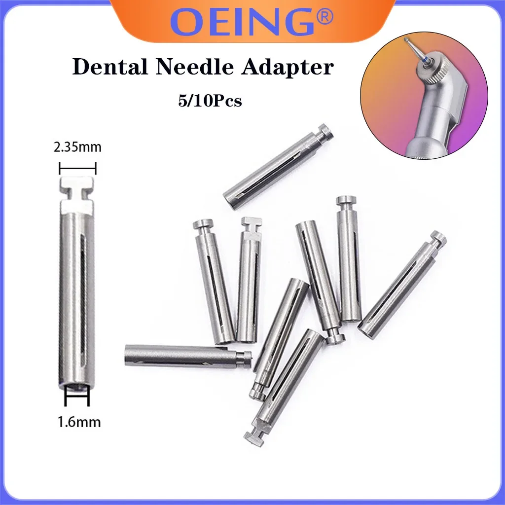 

5/10 шт./упак. адаптер для стоматологических боров от 1,6 мм до 2,35 мм, высокоскоростной низкоскоростной угловой наконечник из нержавеющей стали