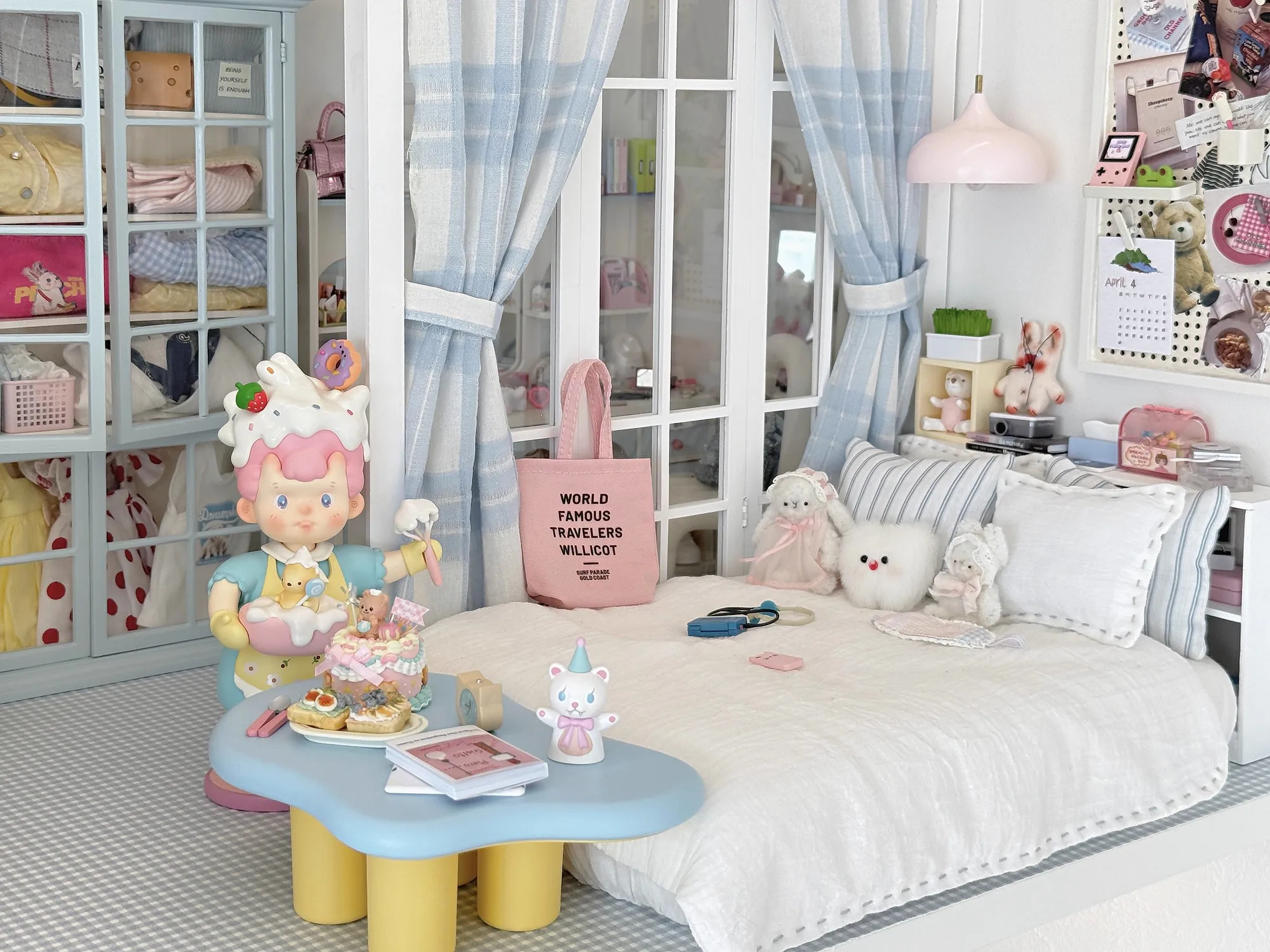 1/6 Bjd Ob11 Miniatur Puppenhaus Möbel Mini Modell Wohnzimmer Möbel Teetisch/Sofatisch