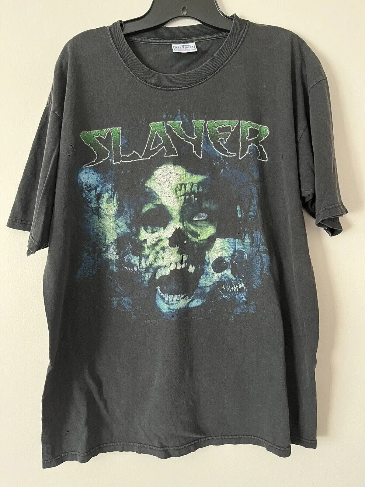 Vintage Slayer Reign in Blood Concert 1986 Black Unisex Tshirt Size S-5XL KH4107