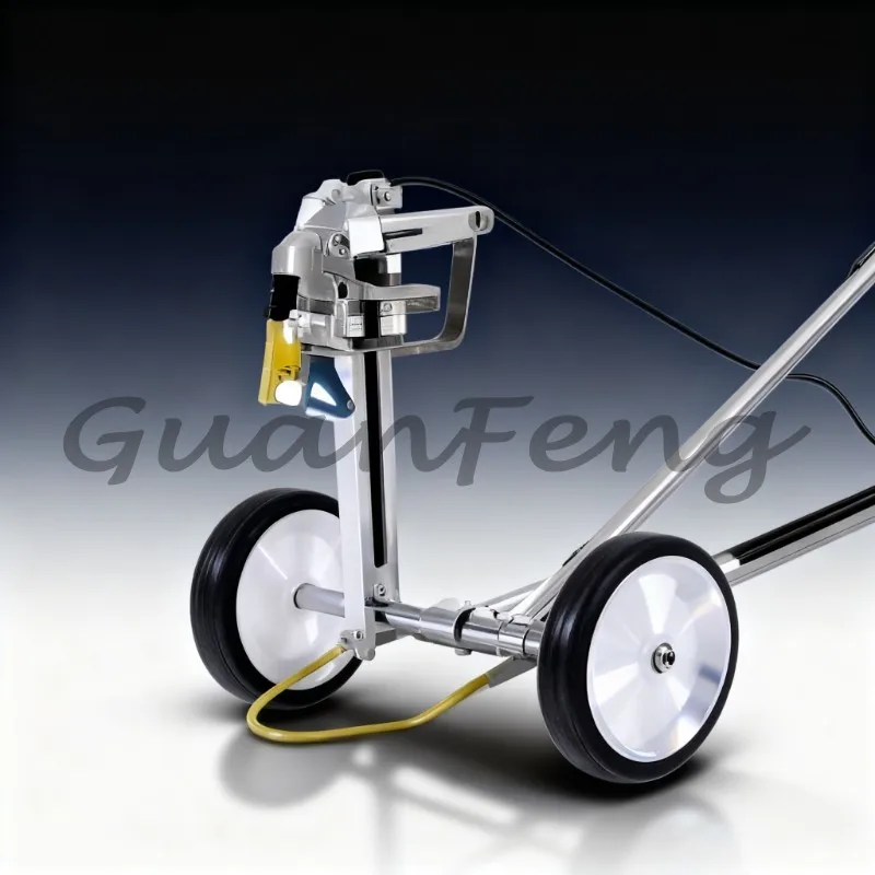 High-Pressure Airless Cold Spray Road Marking Line Striper, Professional Latex Paint Marking Machine with Powerful Spray