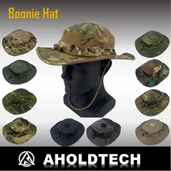 Aholdtech Sombrero de caza al aire libre Sombrero Boonie táctico Gorra de cubo para el sol Pesca Senderismo Escalada Sombreros para deportes Sombrero