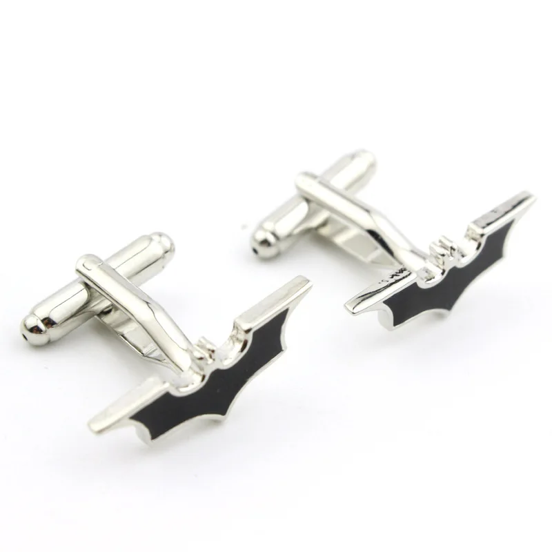 Bat Cufflinks for Mens Shirt High Quality Enamel Cuff links Wedding Bridegroom Gift Jewelry