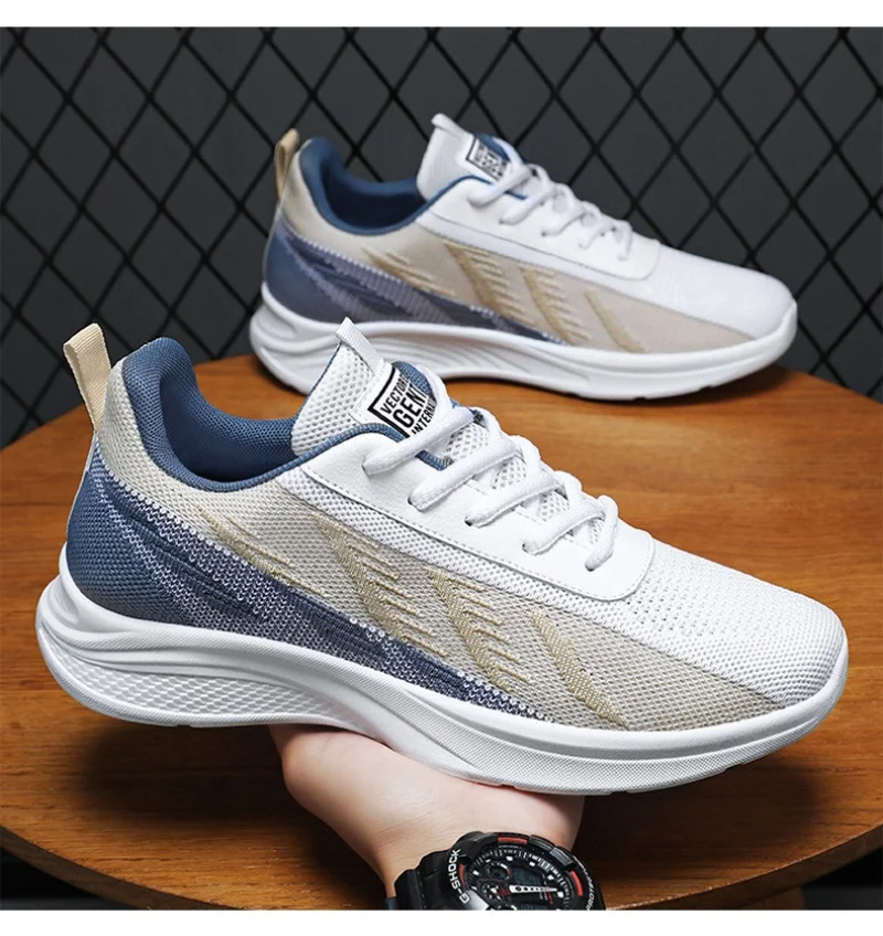 Sports shoes men 2024 autumn new casual soft sole breathable comfortable running shoes