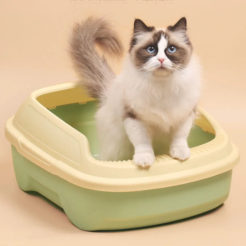 

Bed Toy Cat Litter Box Portable Supplie Sand Modern Design Toilet Transport Deodorant Shovel Kuweta Dla Kota House For Pet