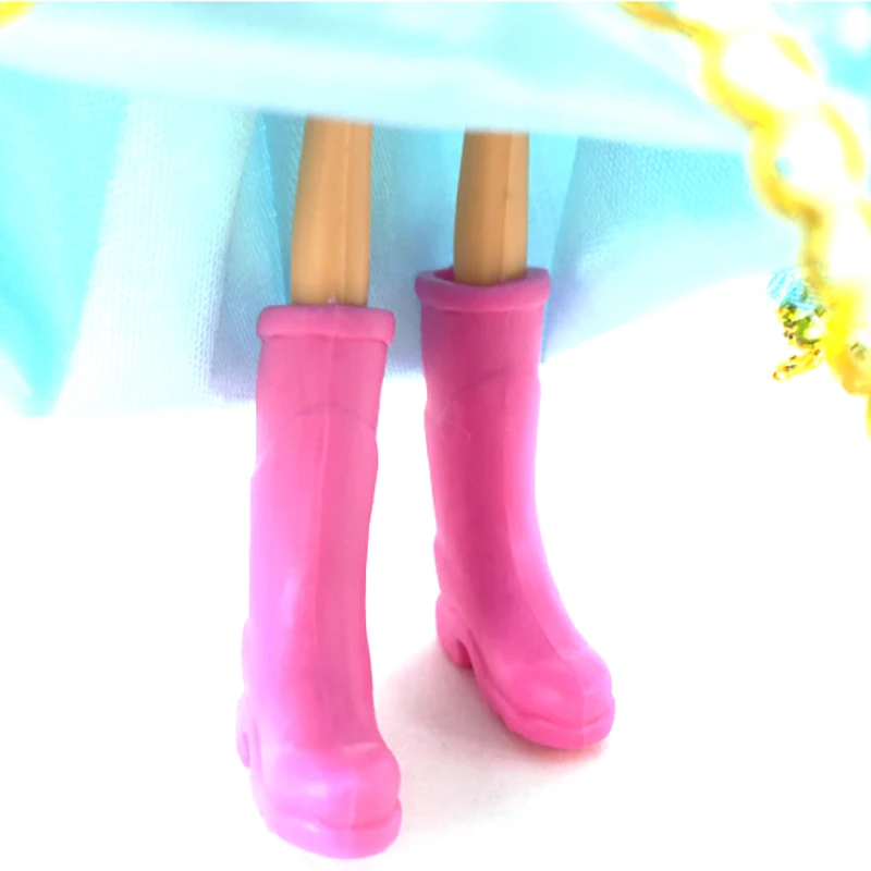 Dollhouse Decoration Mini Colorful Rain Boots Miniature Dolls Accessories 1/12