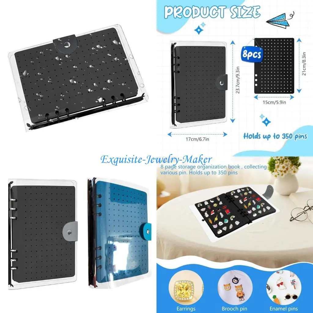 

24TF Stylish Pin Storage Convenient Pin Display and Storage Page for Women