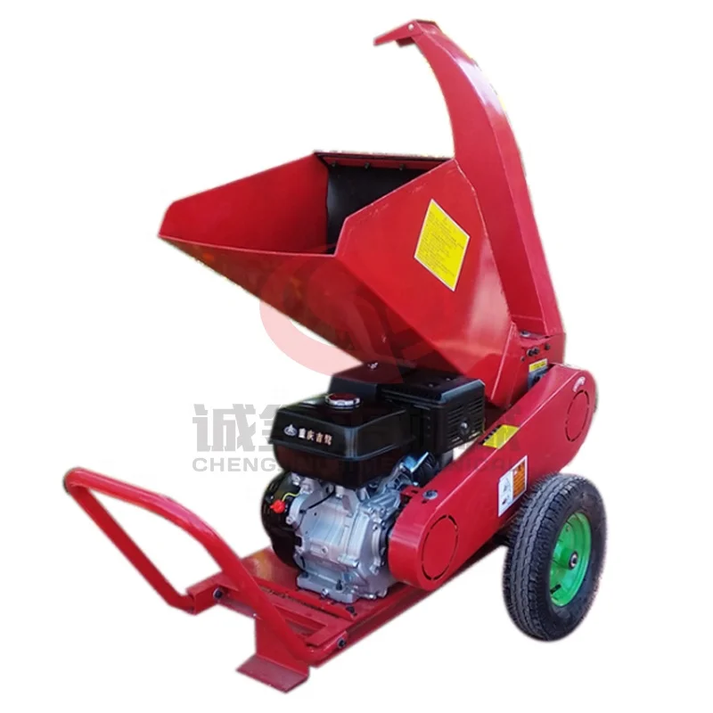 Hand push branch crusher machine wood chipper Multiple power options chipper shredder tree branch garden wood shredder chipper