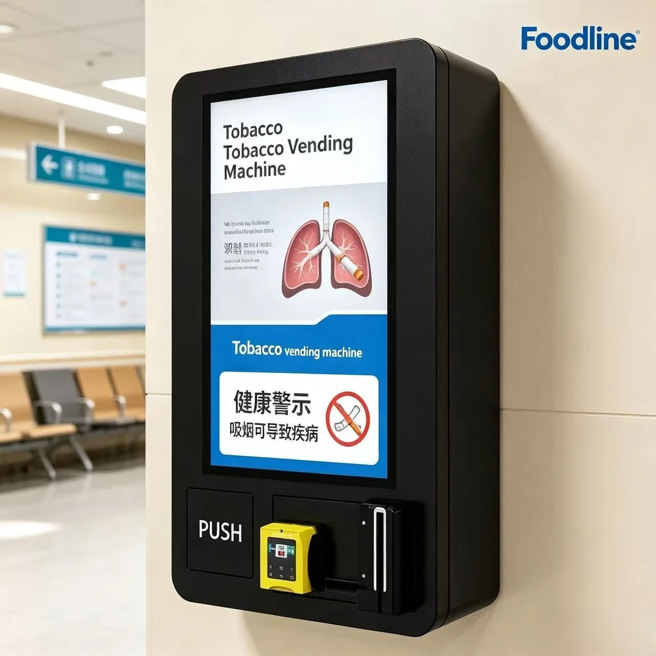 Vending Machine for Disposable Vapesa HD Touch Screen Multi Payment Cash Card QR Apple Pay Adult Tobacco Vending Equipment